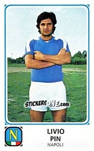 Sticker Livio Pin - Calciatori 1978-1979 - Panini