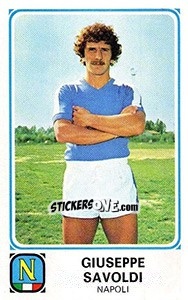 Cromo Giuseppe Savoldi - Calciatori 1978-1979 - Panini