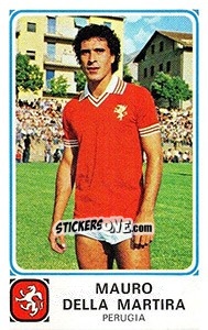 Sticker Mauro Della Martira - Calciatori 1978-1979 n. 223 - Panini