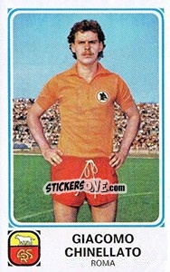 Sticker Giacomo Chinellato - Calciatori 1978-1979 - Panini