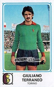 Sticker Giuliano Terraneo - Calciatori 1978-1979 n. 255 - Panini