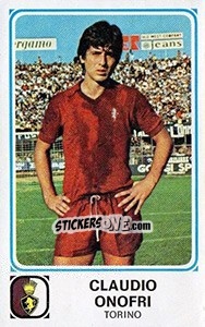 Sticker Claudio Onofri - Calciatori 1978-1979 n. 258 - Panini