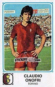 Cromo Claudio Onofri - Calciatori 1978-1979 - Panini