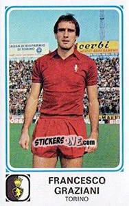 Sticker Francesco Graziani - Calciatori 1978-1979 - Panini
