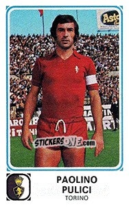 Sticker Paolino Pulici - Calciatori 1978-1979 - Panini