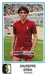 Sticker Giuseppe Erba - Calciatori 1978-1979 n. 268 - Panini