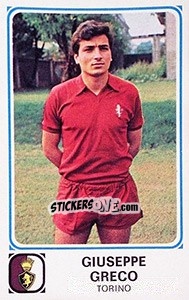 Sticker Giuseppe Greco - Calciatori 1978-1979 n. 269 - Panini