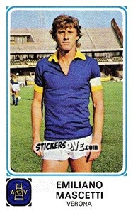 Cromo Emiliano Mascetti - Calciatori 1978-1979 - Panini