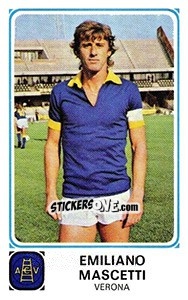 Figurina Emiliano Mascetti - Calciatori 1978-1979 - Panini