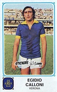 Sticker Egidio Calloni - Calciatori 1978-1979 - Panini