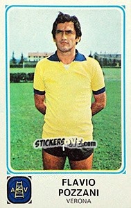Sticker Flavio Pozzani - Calciatori 1978-1979 - Panini