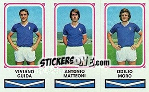 Sticker Viviano Guida / Antonio Matteoni / Odilio Moro - Calciatori 1978-1979 n. 325 - Panini