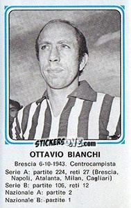 Cromo Ottavio Bianchi - Calciatori 1978-1979 - Panini