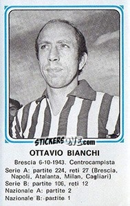 Sticker Ottavio Bianchi - Calciatori 1978-1979 n. 331 - Panini
