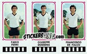 Figurina Fabio Ferri / Giuseppe Dossena / Francesco De Falco - Calciatori 1978-1979 - Panini