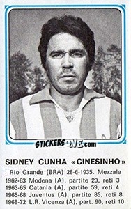 Cromo Sidney Cunha 'Cinesinho' - Calciatori 1978-1979 - Panini