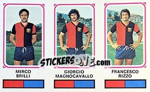 Cromo Mirco Brilli / Giorgio Magnocavallo / Francesco Rizzo