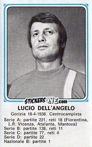 Cromo Lucio Dell'Angelo - Calciatori 1978-1979 - Panini