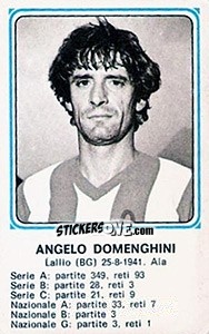 Sticker Angelo Domenghini - Calciatori 1978-1979 - Panini