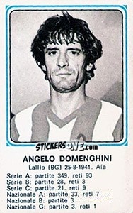 Sticker Angelo Domenghini - Calciatori 1978-1979 n. 381 - Panini