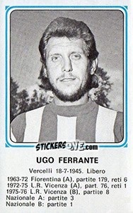 Sticker Ugo Ferrante - Calciatori 1978-1979 n. 391 - Panini