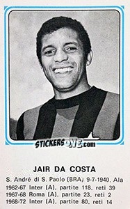 Figurina Jair De Costa - Calciatori 1978-1979 n. 411 - Panini