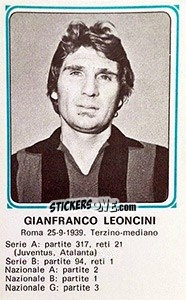 Figurina Gianfranco Leoncini - Calciatori 1978-1979 - Panini