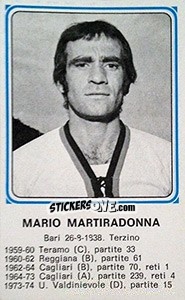 Cromo Mario Martiradonna