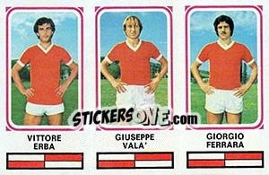 Sticker Vittore Erba / Giuseppe Vala' / Giorgio Ferrara