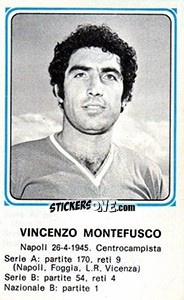 Sticker Vincenzo Montefusco - Calciatori 1978-1979 n. 441 - Panini
