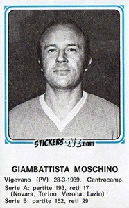 Sticker Giambattista Moschino - Calciatori 1978-1979 n. 449 - Panini