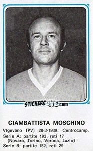 Cromo Giambattista Moschino - Calciatori 1978-1979 - Panini