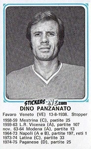 Sticker Dino Panzanato - Calciatori 1978-1979 n. 459 - Panini