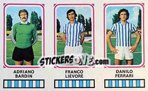 Figurina Adriano Bardin / Franco Lievore / Danilo Ferrari - Calciatori 1978-1979 - Panini