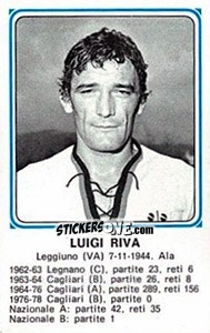 Sticker Luigi Riva