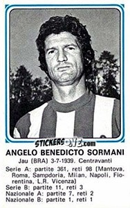 Cromo Angelo Benedicto Sormani