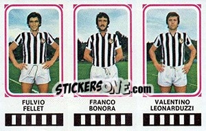 Sticker Fulvio Fellet / Franco Bonora / Valentino Leonarduzzi