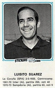 Sticker Luisito Suarez - Calciatori 1978-1979 n. 500 - Panini