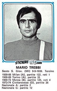 Cromo Mario Trebi - Calciatori 1978-1979 - Panini