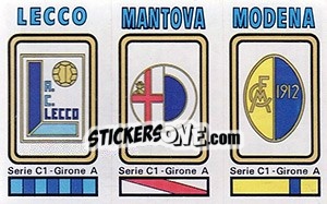Sticker Badge Lecco / Mantova / Modena - Calciatori 1978-1979 n. 514 - Panini