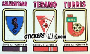 Sticker Badge Salerntana / Teramo / Turris - Calciatori 1978-1979 n. 523 - Panini