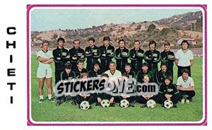 Figurina Team Chieti - Calciatori 1978-1979 - Panini