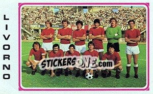 Figurina Team Livornio - Calciatori 1978-1979 - Panini
