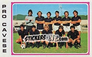 Sticker Team Pro Cavese - Calciatori 1978-1979 - Panini