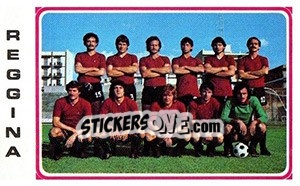 Sticker Team Reggina - Calciatori 1978-1979 - Panini