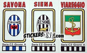 Cromo Badge Savona / Siena / Viareggio - Calciatori 1978-1979 - Panini