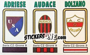 Figurina Badge Adriese / Audace / Bolzano