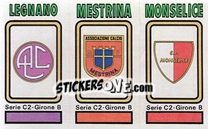 Cromo Badge Legnano / Mestrina / Monselice - Calciatori 1978-1979 - Panini
