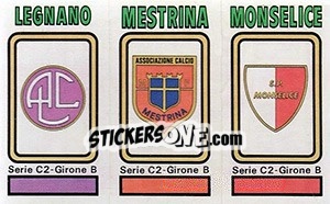 Sticker Badge Legnano / Mestrina / Monselice - Calciatori 1978-1979 n. 568 - Panini