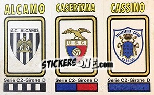 Cromo Badge Alcamo / Casertana / Cassino - Calciatori 1978-1979 - Panini